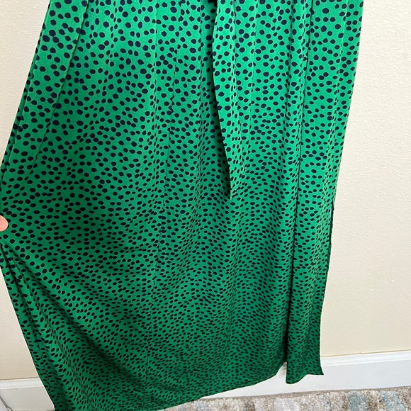 Enfocus Studios Green Polka Dot Sleeveless Dress 6 - Picture 6 of 12